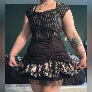nightmare before christmas mini dress